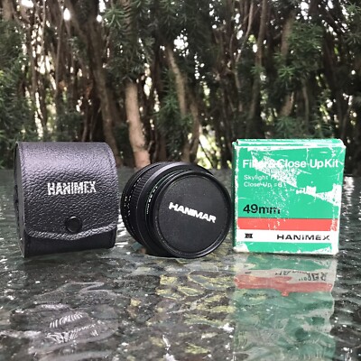 Hanimar Auto 35mm Lens, Hanimex 2X Converter & 49mm Filter/Close-Up Camera Kit