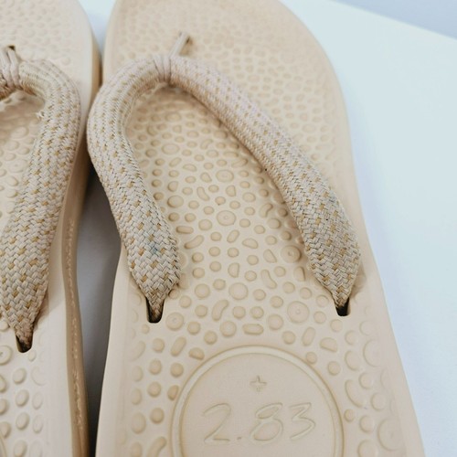 Chanclas Allbirds Sugar Zeffers 2 13 Lux Beige Cojín Clásico Cómodas Informales - Imagen 9 de 14