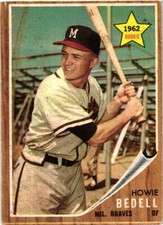 1962 Topps #76 Howie Bedell