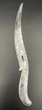 Dominick & Haff Sterling Silver Letter Opener Aesthetic Acid Etched Berries 10”