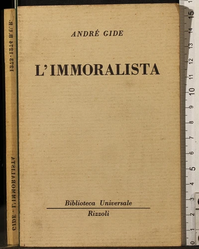 BUR. L'IMMORALISTA. ANDRE GIDE. RIZZOLI.