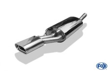 Fox Auspuff Sportauspuff Sportendschalldämpfer für Audi A6 Typ 4B 1.8l 96kW