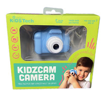 Vivitar Kidstech Camera-KidzCam Blue- Photos Video-Ages 7 up-New In Box