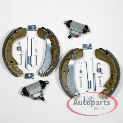 HELLA BREMSBACKEN-SATZ 203,2mm HINTERACHSE Passend Für CITROËN SAXO