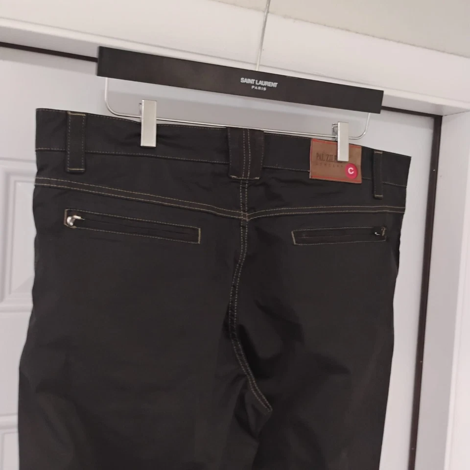 Pantalones informales de lujo Pal Zileri Concept para hombre mezcla de algodón nueva exhibición 38x36 Italia Foto 2 de 4