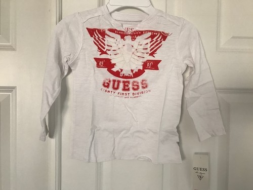 GUESS NWT Boy Tee Top Shirt Tshirt Logo 