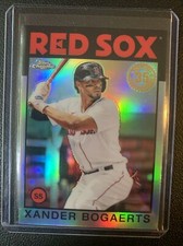 2021 Topps Chrome Xander Bogaerts 1986 Anniversary Refractor #86BC-8 Red Sox