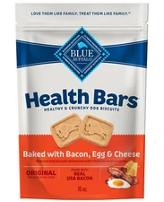 Blue Buffalo Health Bars Crunchy Dog Biscuits, Bacon, Egg & Cheese, 16-oz. Bag
