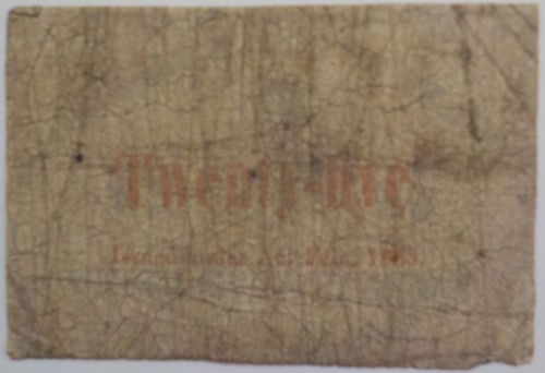 OBSOLETE - 25c BANK OF THE STATE OF SOUTH CAROLINA - 1863 - CIVIL WAR MONEY - Picture 6 of 8