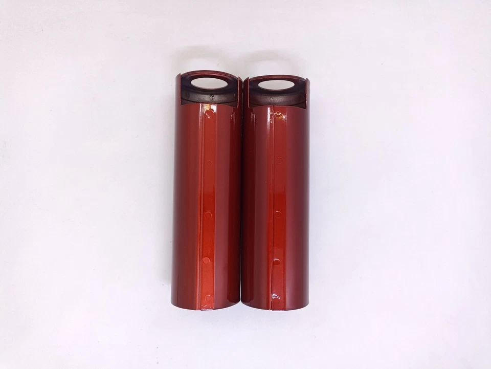 Juego de cubierta de horquilla de soporte de faros NOS ROJO Yamaha 100 YL3 YL1 1968-1969 G1F H2 Foto 2 de 4