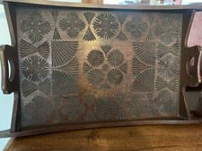 Antique Decorative Tea Tray Hand Carved Chinese Origin