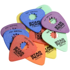 Star Pick Guitar Picks, 12-pack