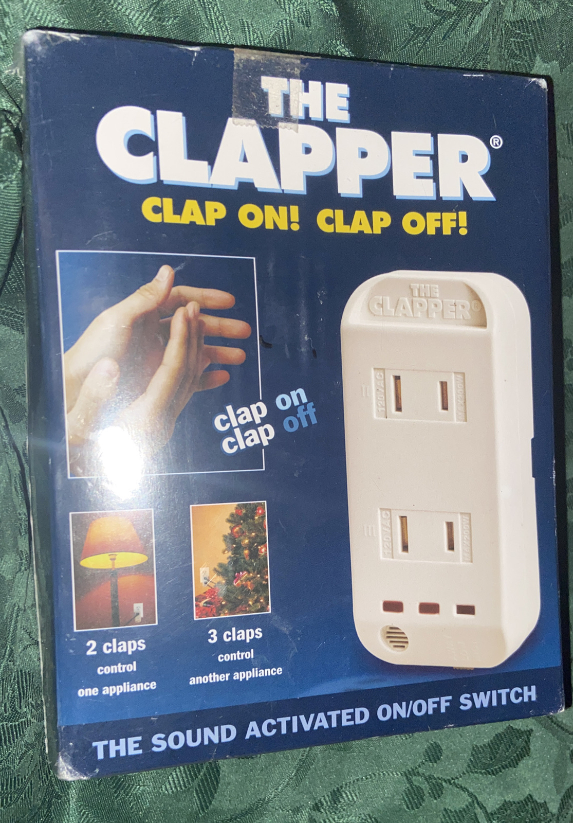 The Clapper Sound Activated Switch with Clap Detection Lights New