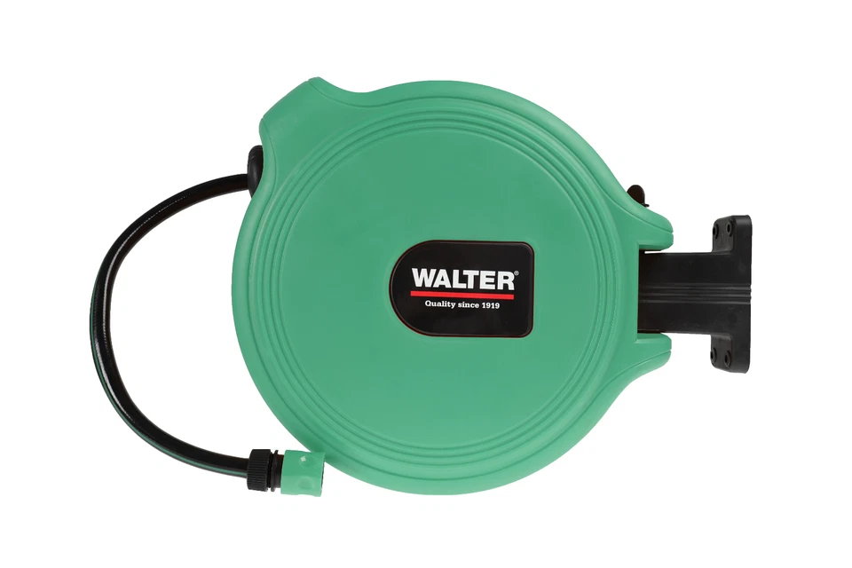 WALTER Gartenschlauch  Aufroller 20 m, Wasserschlauch Trommel, Schlauchtrommel - Bild 2 von 4