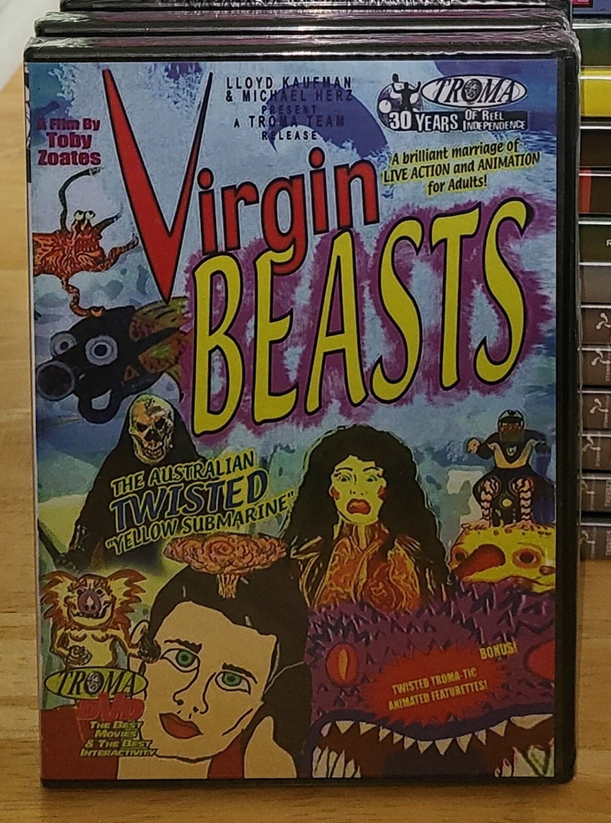 Virgin Beasts [1992] (DVD, 2021) NEW mind-bending psychedelic sci