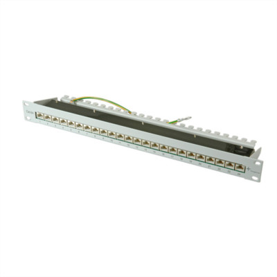 19''-Verteiler MPP24, 1 HE, Kat. 6A (ISO/IEC), 24 Ports / Telegärtner J02023A0050