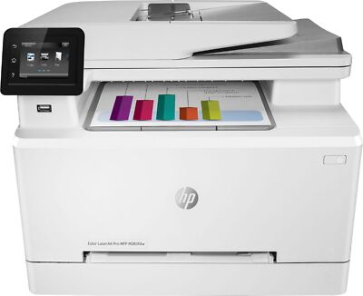 HP LaserJet Pro M283fdw All-In-One Printer - White