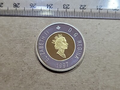   Canada 2 Dollars 1997  KM-270c  0.925 Proof Silver Coin 112523-3