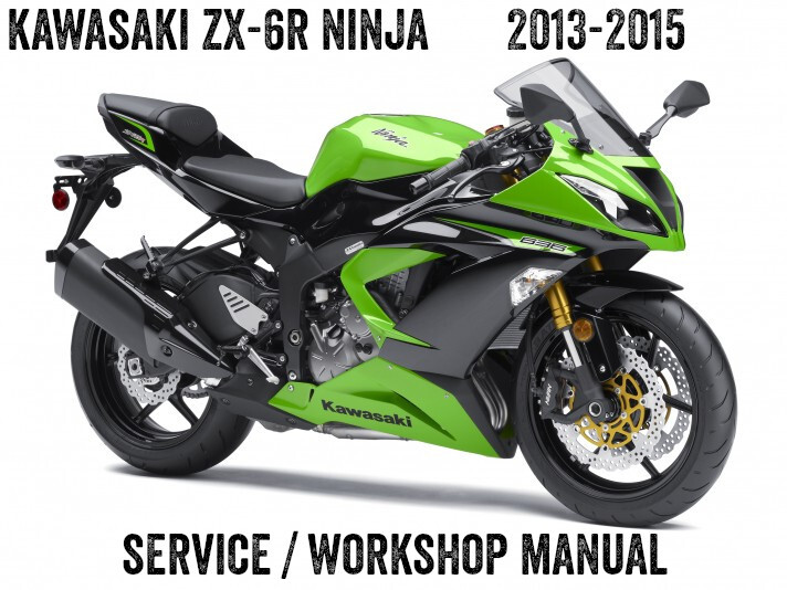 カワサキ ZX-6R サービスマニュアル 2013～2016 ZX-6R サービス