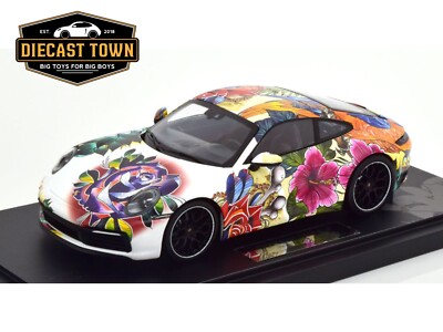 1:18 MINICHAMPS 2019 PORSCHE 911 CARRERA 4S FLOWER DESIGN