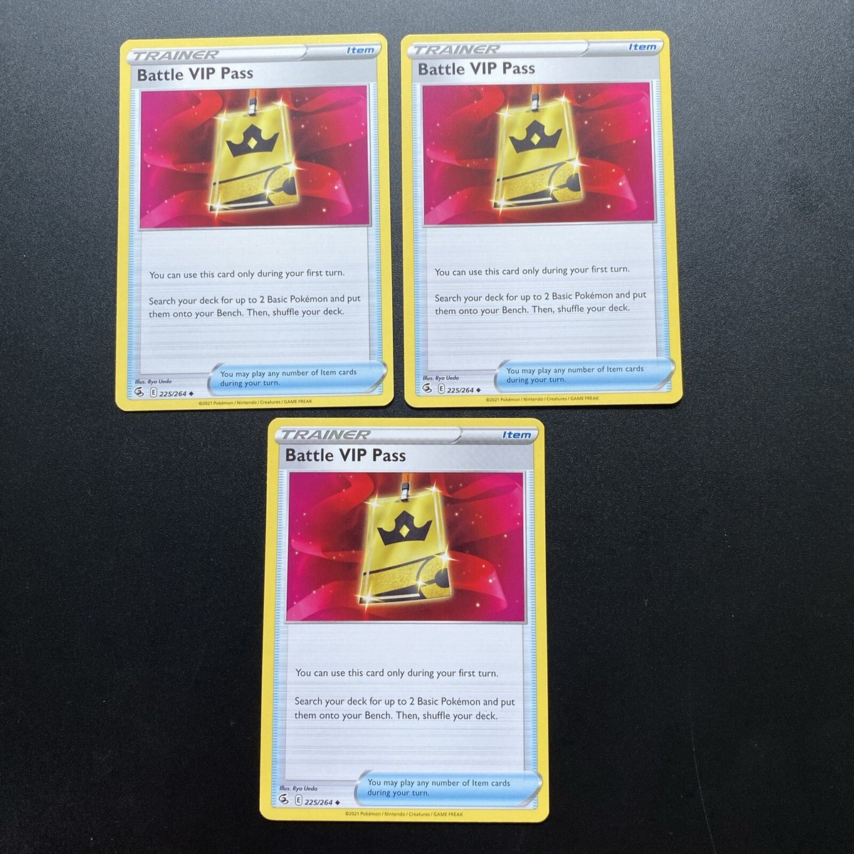 Pokémon TCG - Battle VIP Pass 225/264 - Fusion Strike - Playset | eBay