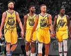 Stephen Curry Klay Thompson Wiggens Draymond Warriors Signed Photo Auto Print