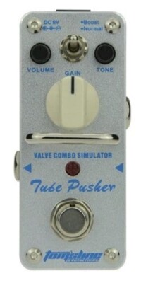 Tomsline Model ATP-3 Tube Pusher, Valve Combo Simulator Pedal with True Bypass
