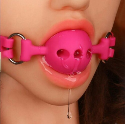 O Rings Open Mouth Gags Soft latex Binding Women Slaves Games Breathable