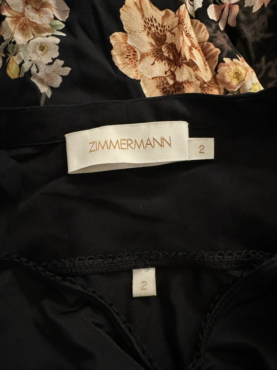 【Zimmermann】NATURA SHEATH DRESS ボタニカル マキシドレス Zimmermann Natura Sheath tie-neck maxi dress Zimmermann