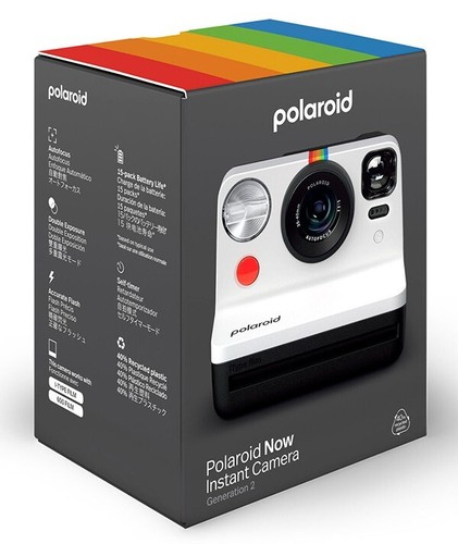 Polaroid Now Gen II 2 Instant Camera - Black and white #009072 (UK Stock) BNIB - Picture 8 of 24