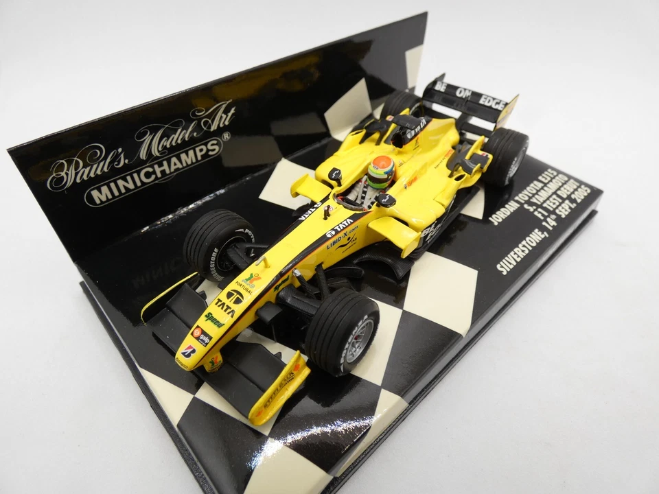 Jordan Toyota EJ15 Sakon Yamamoto F1 Test Debut Silverstone 2005 1/43 Minichamps - Immagine 2 di 2