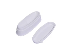White French Acrylic Nail Box Nail Art Container Powder Storage Box DIY Nai