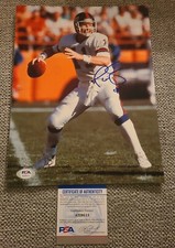 PHIL SIMMS SIGNED 8X10 PHOTO NEW YORK GIANTS QB PSA/DNA AUTHENTICATED #AI29513
