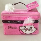 AUTHENTIC DISNEY MARIE Plush Cosmetic Bag Make Up Bag Accessory Bag Case Doll