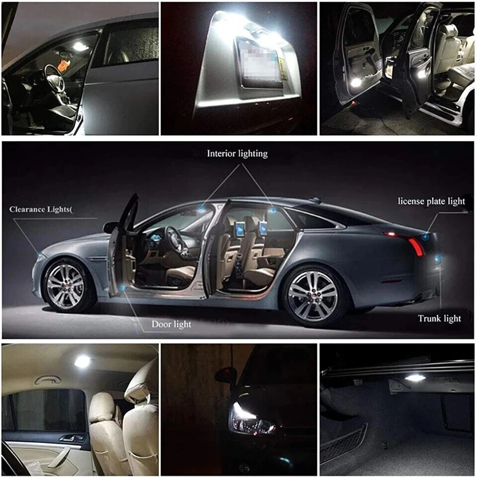 2pcs BA9S T4W LED Bulb 12 V 24 V 6000 K White 500lm LED T4W Ba9s - Foto 4