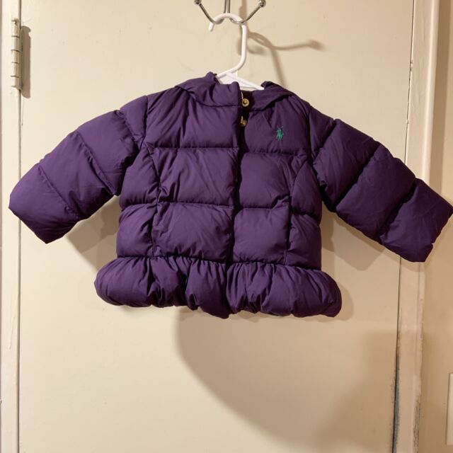 Polo Ralph Lauren Baby Girls 9M Down Puffer Jacket Coat - Pink.. Polo Ralph Lauren Baby Girls 9M Down Puffer Jacket Coat - Pink..