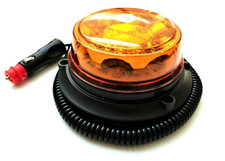 LED Rundumleuchte Magnet 4 Blitzmuster 12V 24V für LKW Traktor E9 ECE R65 R10