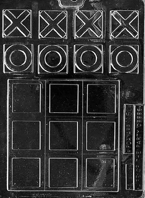 Tic Tac Toe Board With Pieces Mold Chocolate Candy Kids Games Birthday Party For Sale Online Ebay