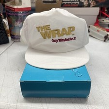 Vintage Winston Gold The Wrap Snapback White Trucker Hat