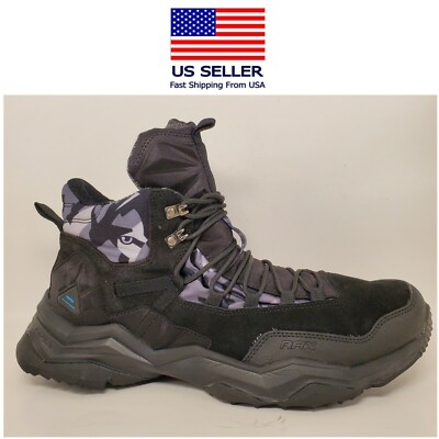 RAX Men's Sz 13 Wolf Outdoor Breathable Hiking Boot Camping Black 63-5B370 