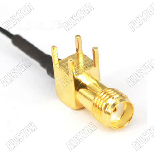 10x SMA Female Right Angle PCB to U.fl/IPX Extension Antenna WiFi 1.13mm Cable - Picture 4 of 6