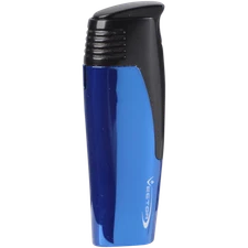 Vector Coup - Single Jet Flame Torch Lighter - Sparkle Metallic Blue - New