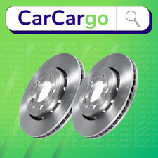 Premium Vented Rear Brake Discs Pair VW Golf 1.8 T GTI 2001-2005 256 mm