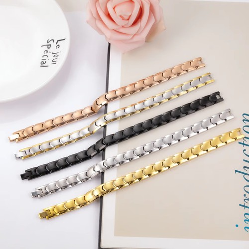 Pulsera Magnética Terapia Pérdida de Peso Artritis Salud Alivio del Dolor Hombres STOCK DEL REINO UNIDO - Imagen 12 de 41