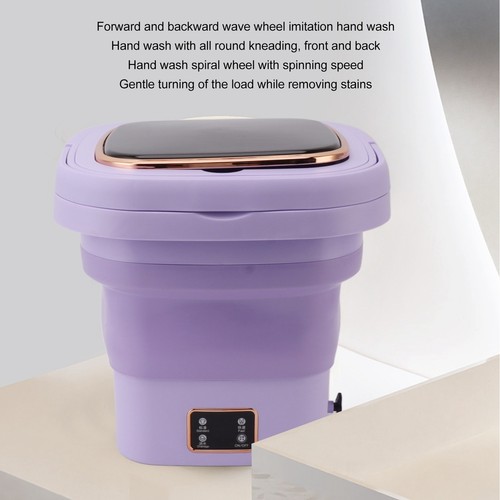 Mini Foldable Automatic Bucket Washing Machine for Apartment Dormitories Trav MG - Picture 28 of 28