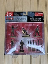 21st Century Four Star WWII US Artillery Crew 8 Inch Howitzer 1:32 Scale NEW