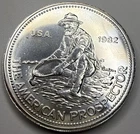 1982 American Prospector Silver Coin One Troy Ounce I35