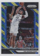2018-19 Panini Prizm Choice Blue Yellow & Green Prizm Chimezie Metu #241 1v7