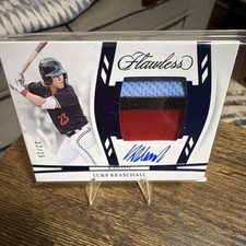 Panini Flawless Serial Numbered Patch Autograph Luke Keaschall /15 Minnesota