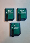 Vintage Sony Playstation 2 Mad Catz Magic Gate 8MB Clear Blue Memory Cards x3
